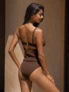 Women's Knitted Nylon Tankini Top Sustainable Tankinis - BERLOOK