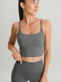 Women's Knitted Nylon Yoga Camis Sustainable Yoga Tops - BERLOOK