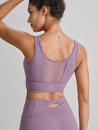 Women's Knitted Nylon Yoga Camis Sustainable Yoga Tops - BERLOOK