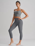 Women's Knitted Nylon Yoga Camis Sustainable Yoga Tops - BERLOOK