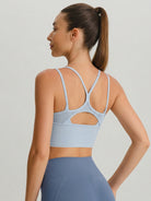 Women's Knitted Nylon Yoga Camis Sustainable Yoga Tops - BERLOOK