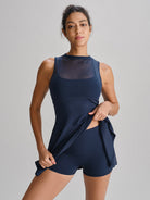 Women's Knitted Nylon Yoga Dresses Sustainable Yoga Dresses&Yoga Jumpsuit - BERLOOK