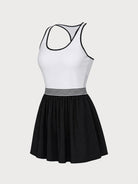 Women's Knitted Nylon Yoga Dresses Sustainable Yoga Dresses&Yoga Jumpsuit - BERLOOK