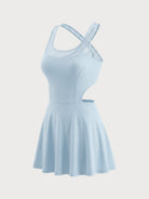 Women's Knitted Nylon Yoga Dresses Sustainable Yoga Dresses&Yoga Jumpsuit - BERLOOK