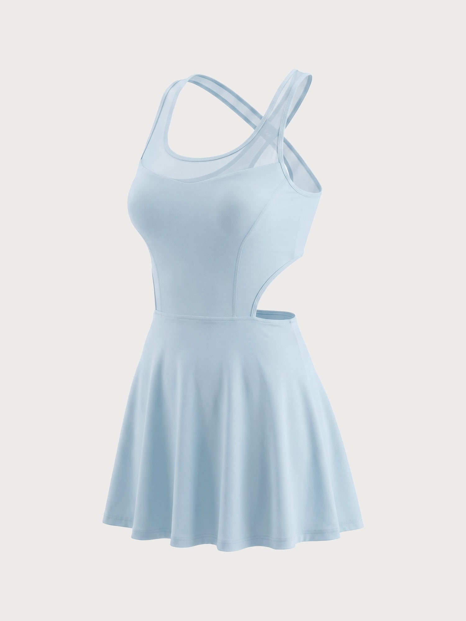 Women's Knitted Nylon Yoga Dresses Sustainable Yoga Dresses&Yoga Jumpsuit - BERLOOK