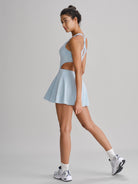 Women's Knitted Nylon Yoga Dresses Sustainable Yoga Dresses&Yoga Jumpsuit - BERLOOK