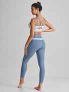 Women's Knitted Nylon Yoga Leggings Sustainable Yoga Bottoms - BERLOOK