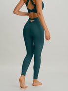 Women's Knitted Nylon Yoga Leggings Sustainable Yoga Bottoms - BERLOOK