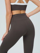 Women's Knitted Nylon Yoga Leggings Sustainable Yoga Bottoms - BERLOOK