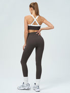 Women's Knitted Nylon Yoga Leggings Sustainable Yoga Bottoms - BERLOOK