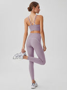 Women's Knitted Nylon Yoga Leggings Sustainable Yoga Bottoms - BERLOOK