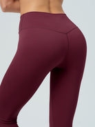 Women's Knitted Nylon Yoga Leggings Sustainable Yoga Bottoms - BERLOOK