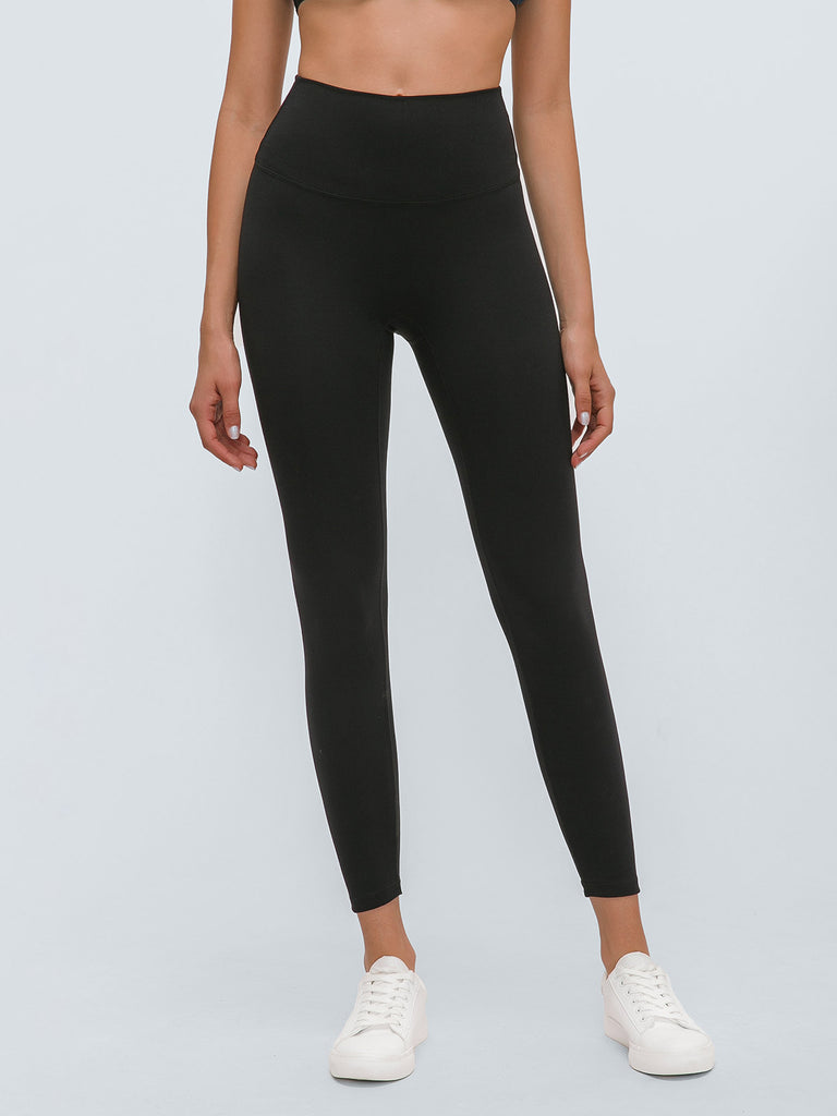 Women's Knitted Nylon Yoga Leggings Sustainable Yoga Bottoms - BERLOOK