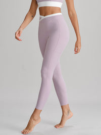 Women's Knitted Nylon Yoga Leggings Sustainable Yoga Bottoms - BERLOOK