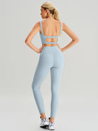 Women's Knitted Nylon Yoga Leggings Sustainable Yoga Bottoms - BERLOOK