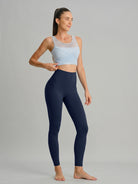 Women's Knitted Nylon Yoga Leggings Sustainable Yoga Bottoms - BERLOOK