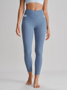Women's Knitted Nylon Yoga Leggings Sustainable Yoga Bottoms - BERLOOK