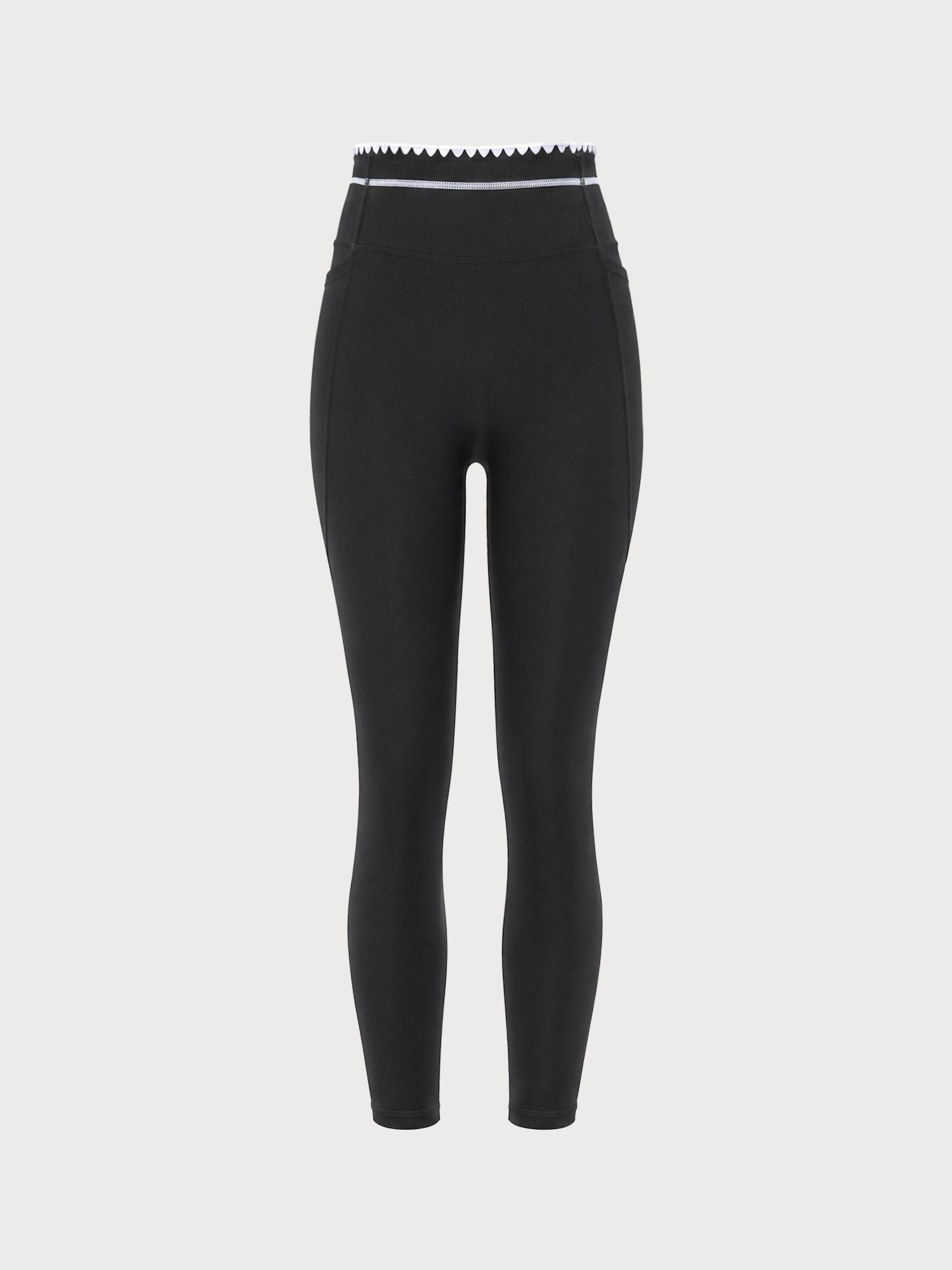 Women's Knitted Nylon Yoga Leggings Sustainable Yoga Bottoms - BERLOOK