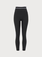 Women's Knitted Nylon Yoga Leggings Sustainable Yoga Bottoms - BERLOOK