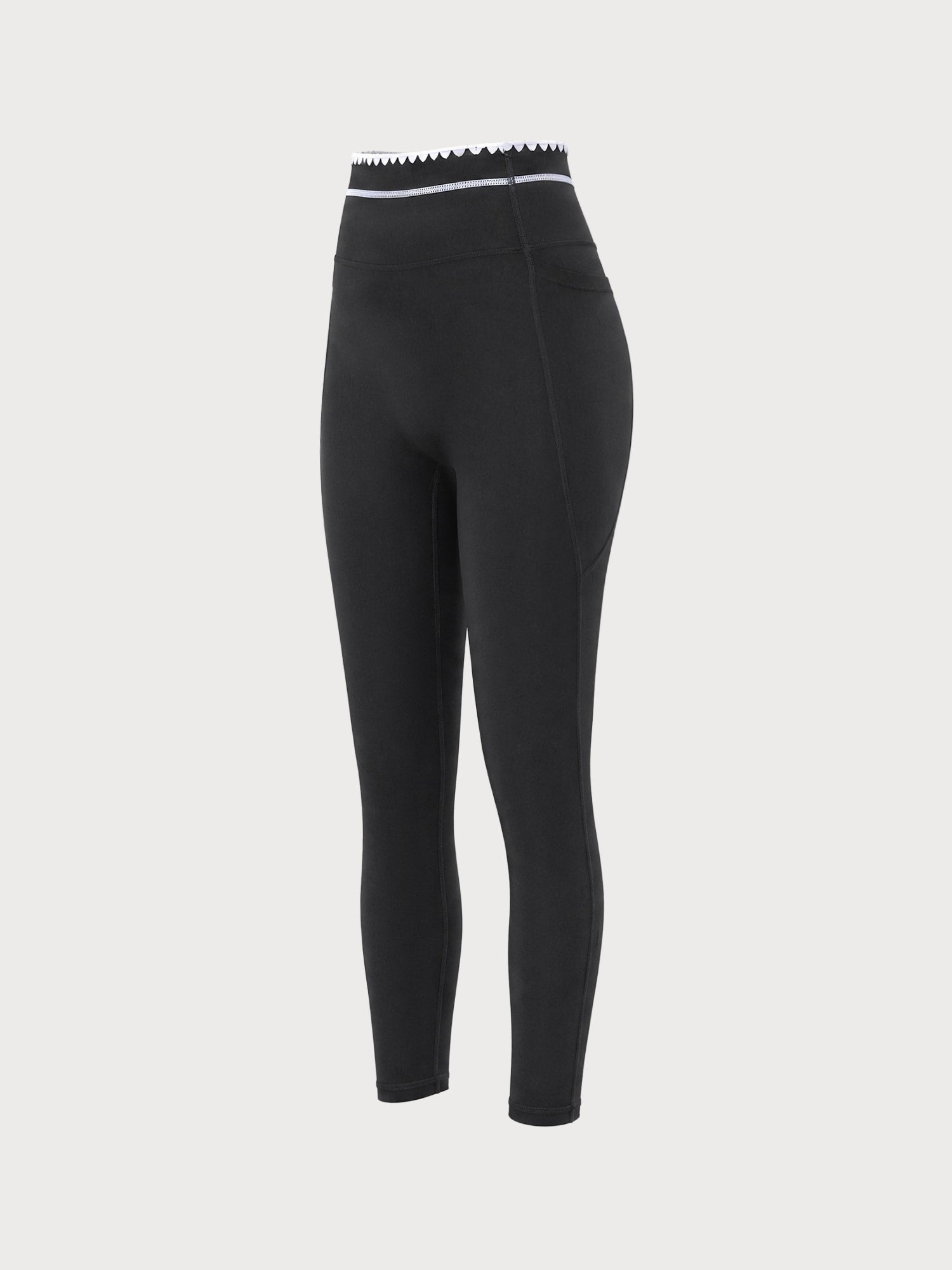 Women's Knitted Nylon Yoga Leggings Sustainable Yoga Bottoms - BERLOOK