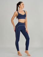 Women's Knitted Nylon Yoga Leggings Sustainable Yoga Bottoms - BERLOOK