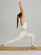 Women's Knitted Nylon Yoga Leggings Sustainable Yoga Bottoms - BERLOOK