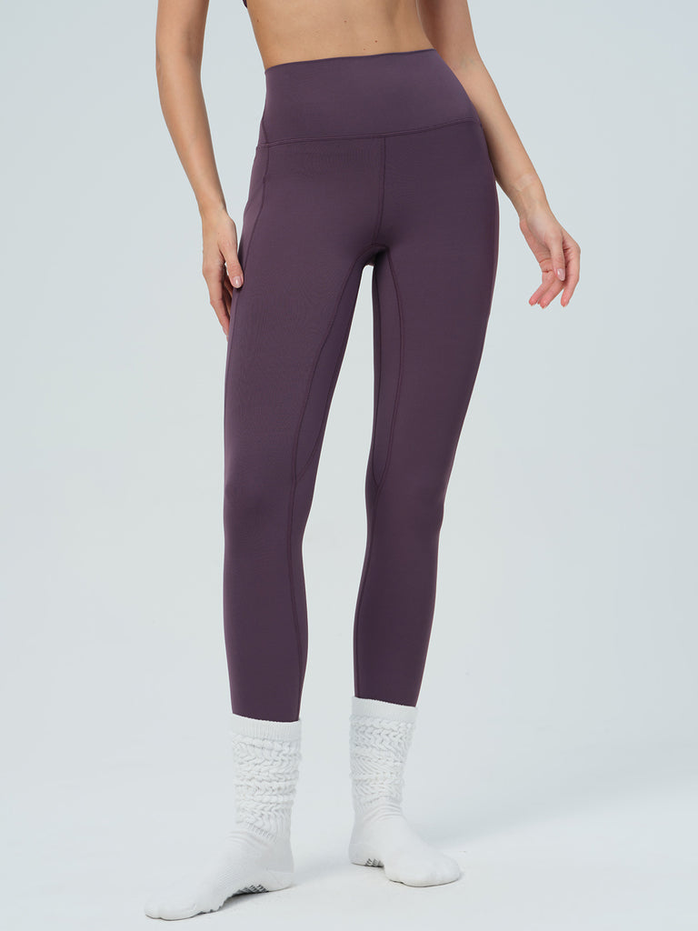 Women's Knitted Nylon Yoga Leggings Sustainable Yoga Bottoms - BERLOOK