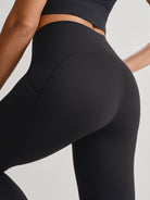 Women's Knitted Nylon Yoga Leggings Sustainable Yoga Bottoms - BERLOOK