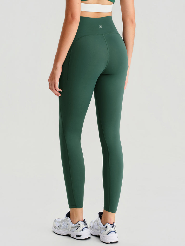 Women's Knitted Nylon Yoga Leggings Sustainable Yoga Bottoms - BERLOOK