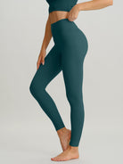 Women's Knitted Nylon Yoga Leggings Sustainable Yoga Bottoms - BERLOOK