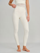 Women's Knitted Nylon Yoga Leggings Sustainable Yoga Bottoms - BERLOOK