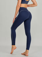 Women's Knitted Nylon Yoga Leggings Sustainable Yoga Bottoms - BERLOOK