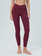 Women's Knitted Nylon Yoga Leggings Sustainable Yoga Bottoms - BERLOOK