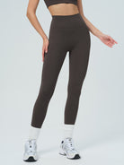 Women's Knitted Nylon Yoga Leggings Sustainable Yoga Bottoms - BERLOOK
