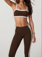 Women's Knitted Nylon Yoga Leggings Sustainable - BERLOOK
