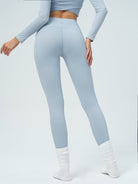 Women's Knitted Nylon Yoga Leggings Sustainable Yoga Bottoms - BERLOOK