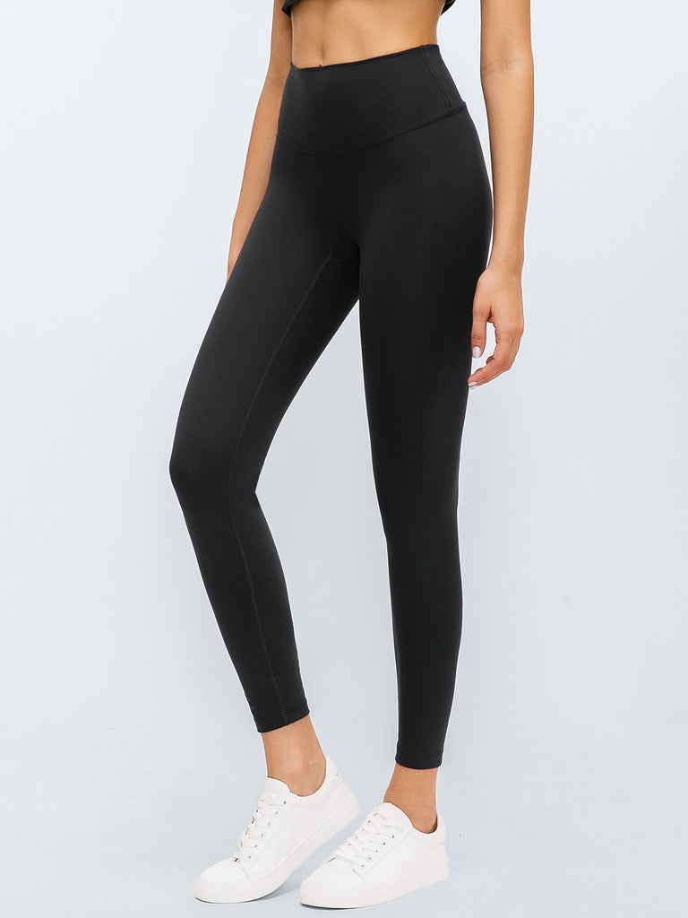 Women's Knitted Nylon Yoga Leggings Sustainable Yoga Bottoms - BERLOOK