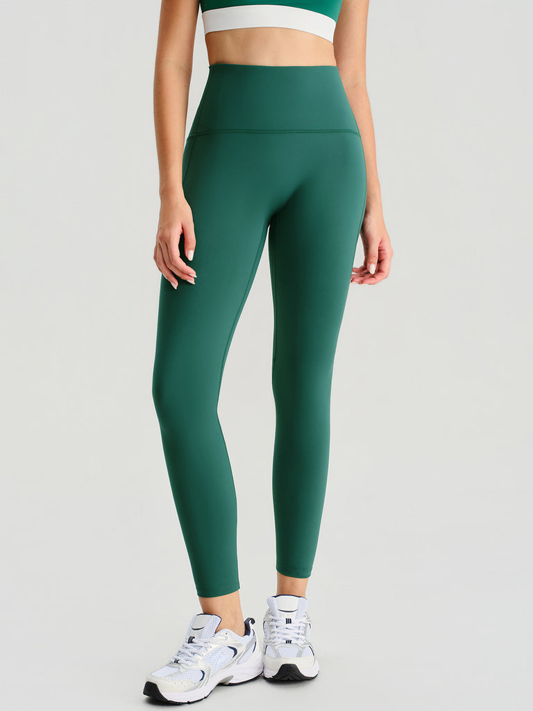 Women's Knitted Nylon Yoga Leggings Sustainable Yoga Bottoms - BERLOOK