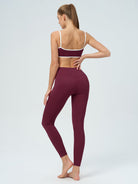 Women's Knitted Nylon Yoga Leggings Sustainable Yoga Bottoms - BERLOOK