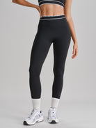 Women's Knitted Nylon Yoga Leggings Sustainable Yoga Bottoms - BERLOOK