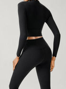 Women's Knitted Nylon Yoga Long Sleeve Tops Sustainable - BERLOOK