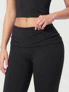 Women's Knitted Nylon Yoga Pants Sustainable - BERLOOK