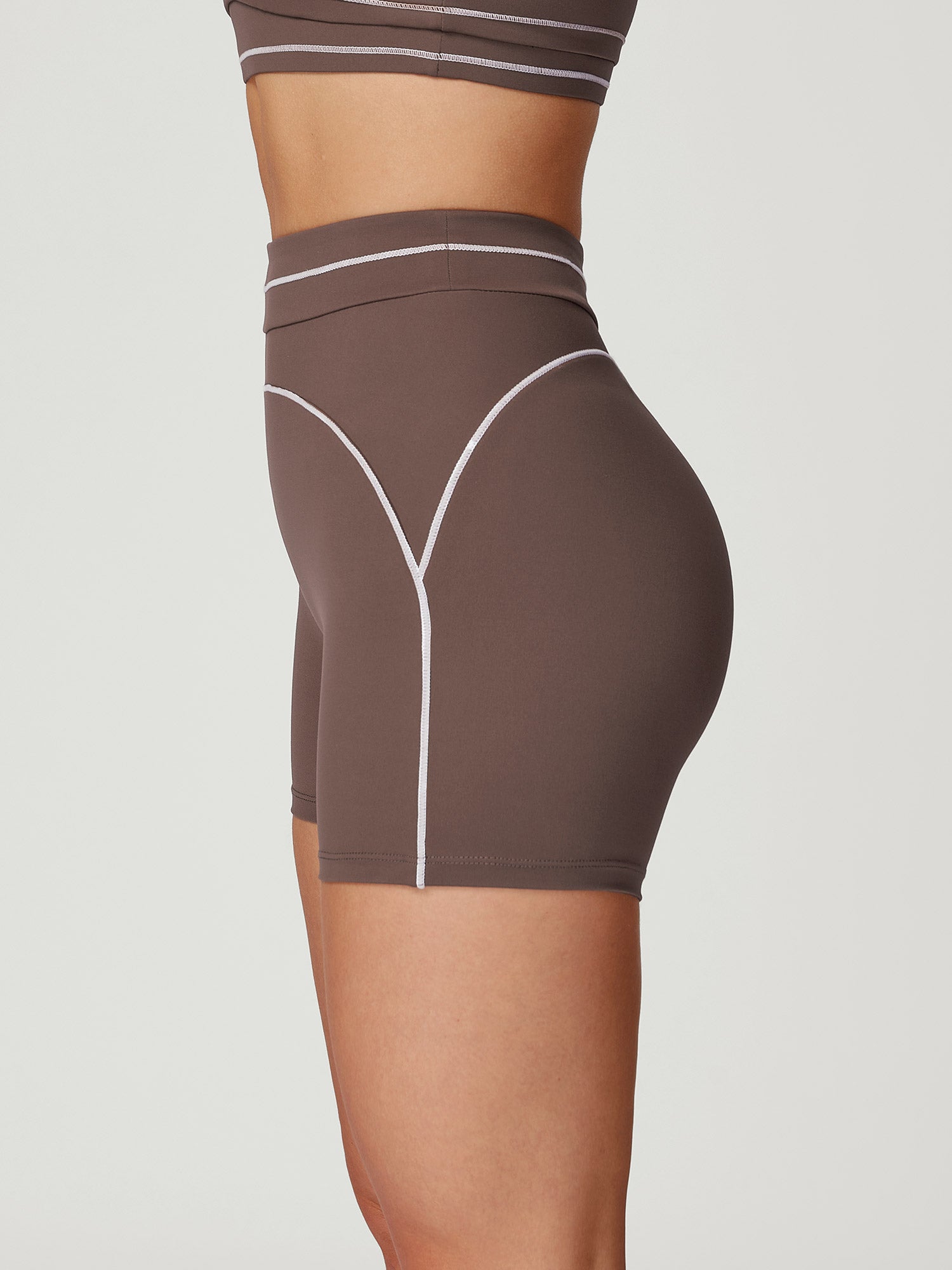 Women's Knitted Nylon Yoga Shorts Sustainable - BERLOOK - 22