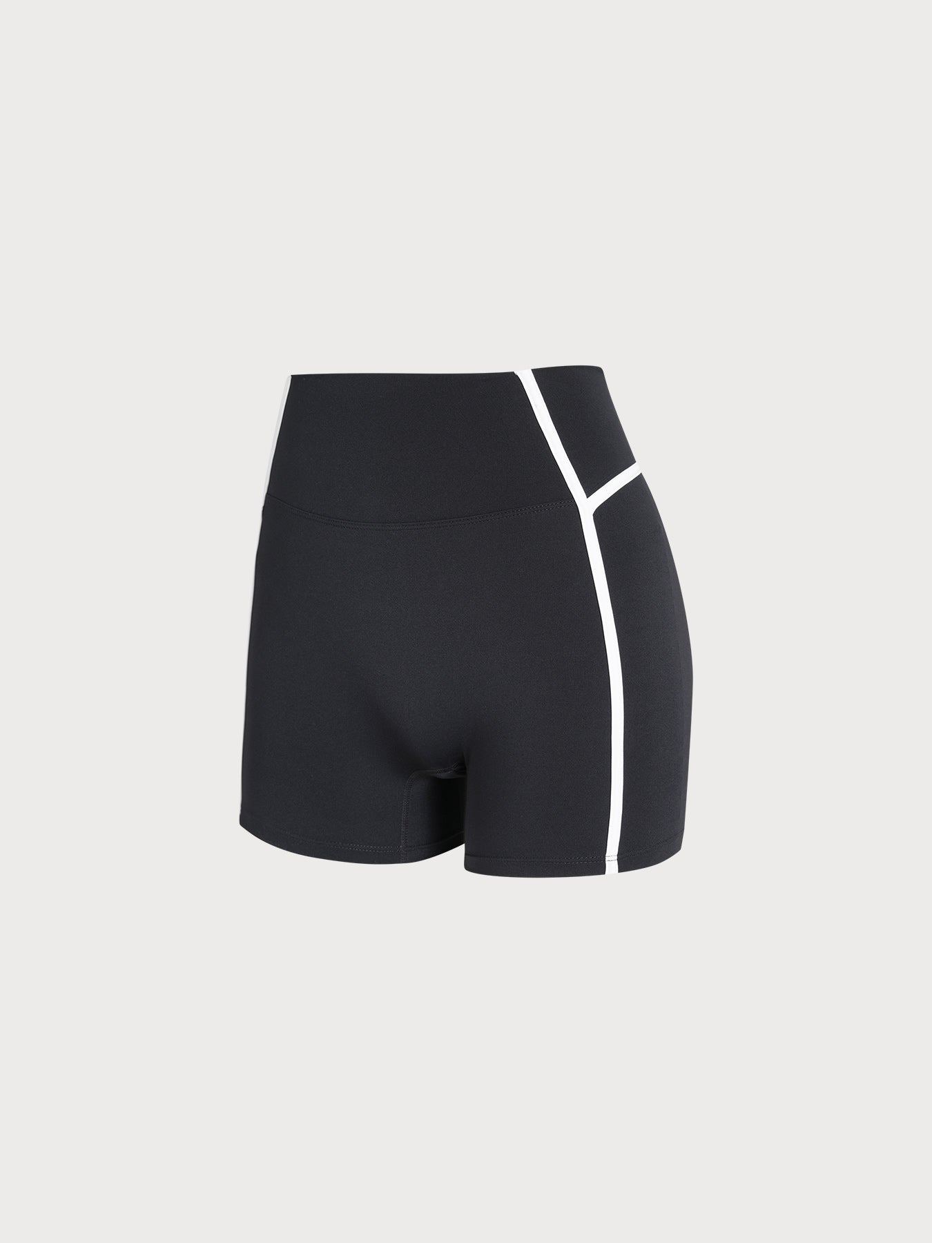 Women's Knitted Nylon Yoga Shorts Sustainable Yoga Bottoms - BERLOOK