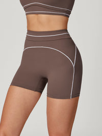 Women's Knitted Nylon Yoga Shorts Sustainable - BERLOOK - 20