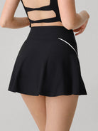 Women's Knitted Nylon Yoga Skirt Sustainable Yoga Bottoms - BERLOOK