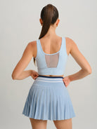 Women's Knitted Nylon Yoga Skirts Sustainable Yoga Bottoms - BERLOOK