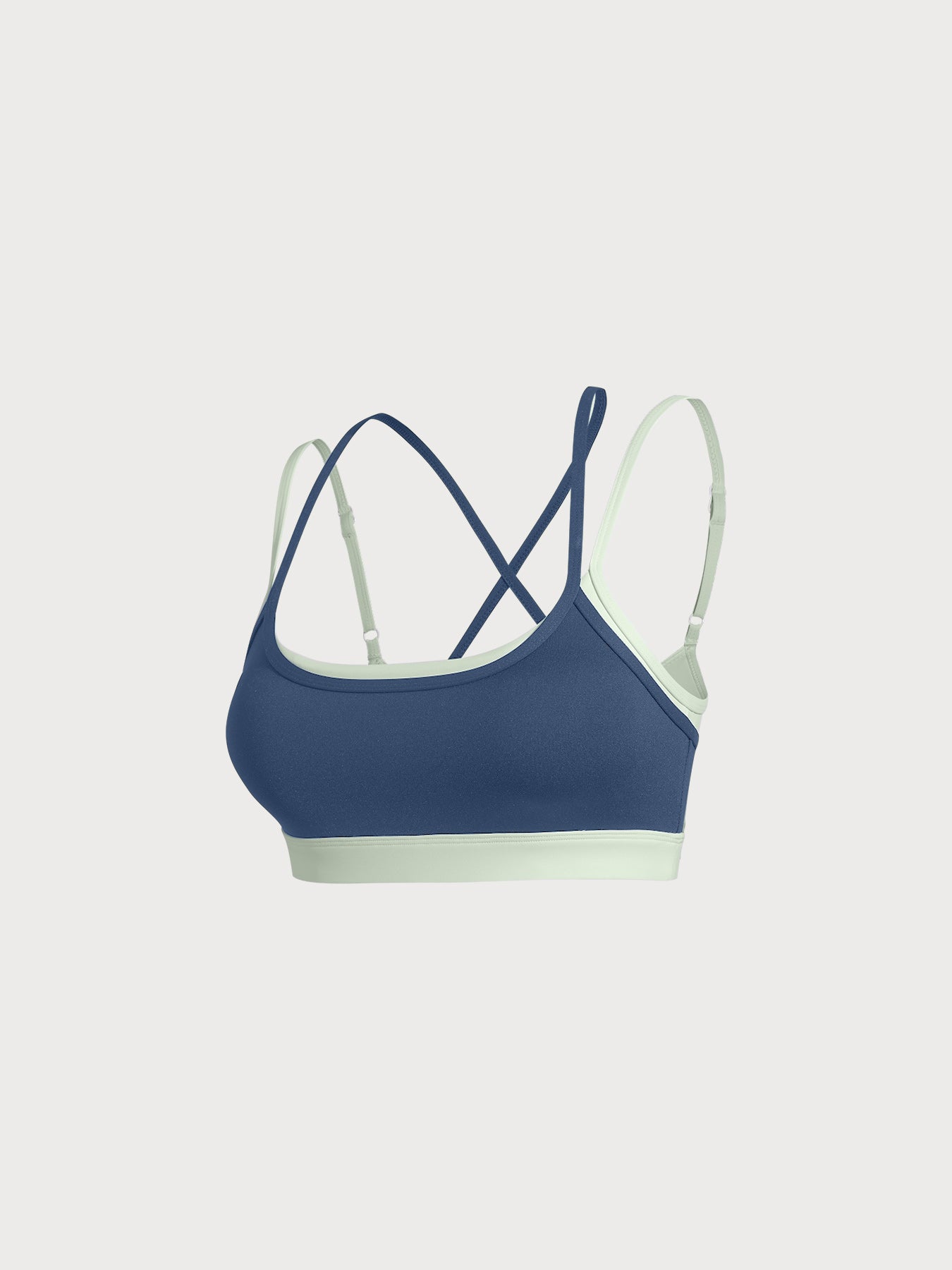 Women's Knitted Nylon Yoga Sports Bra Sustainable Yoga Tops - BERLOOK