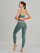 Women's Knitted Nylon Yoga Sports Bra Sustainable Yoga Tops - BERLOOK