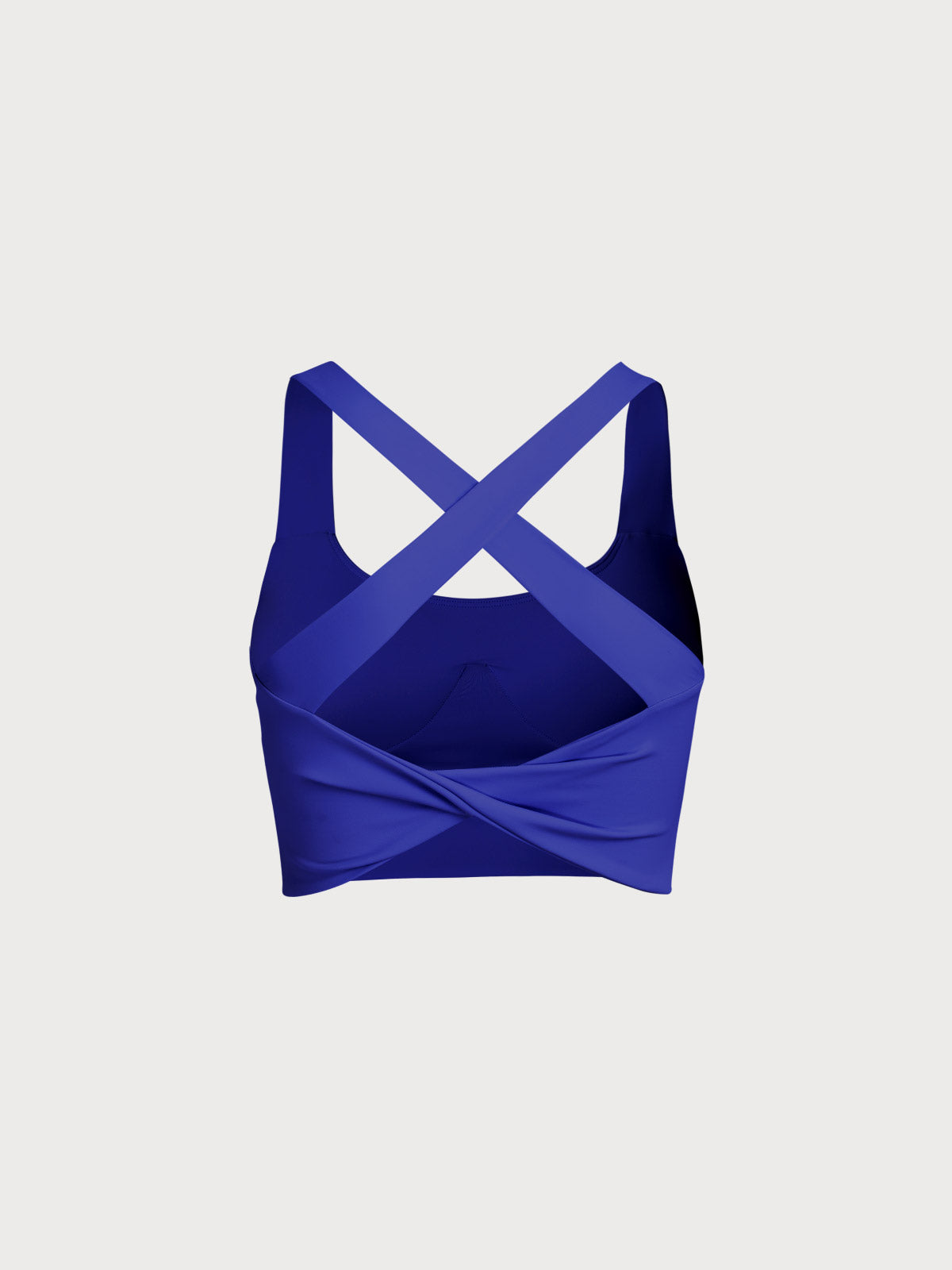 Women's Knitted Nylon Yoga Sports Bra Sustainable Yoga Tops - BERLOOK